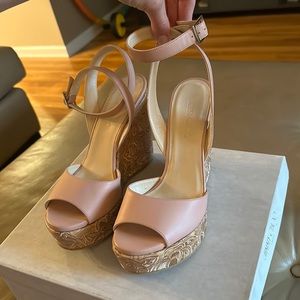 Jimmy choo espadrille sandals.